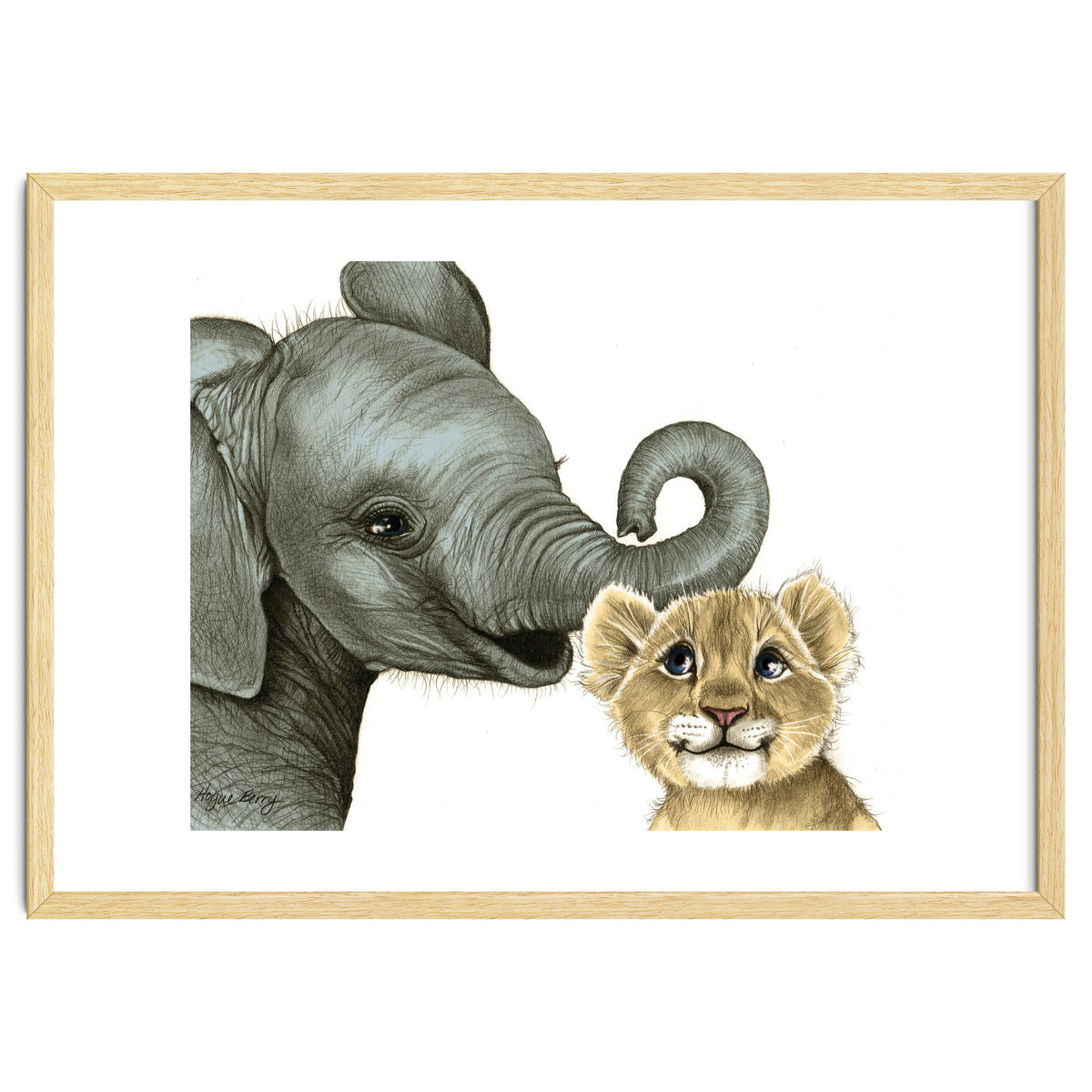 Best Friends, Elephant and Lion