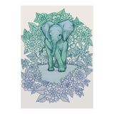 Emerald Elephant in the Lilac Evening (Print Only) thumbnail