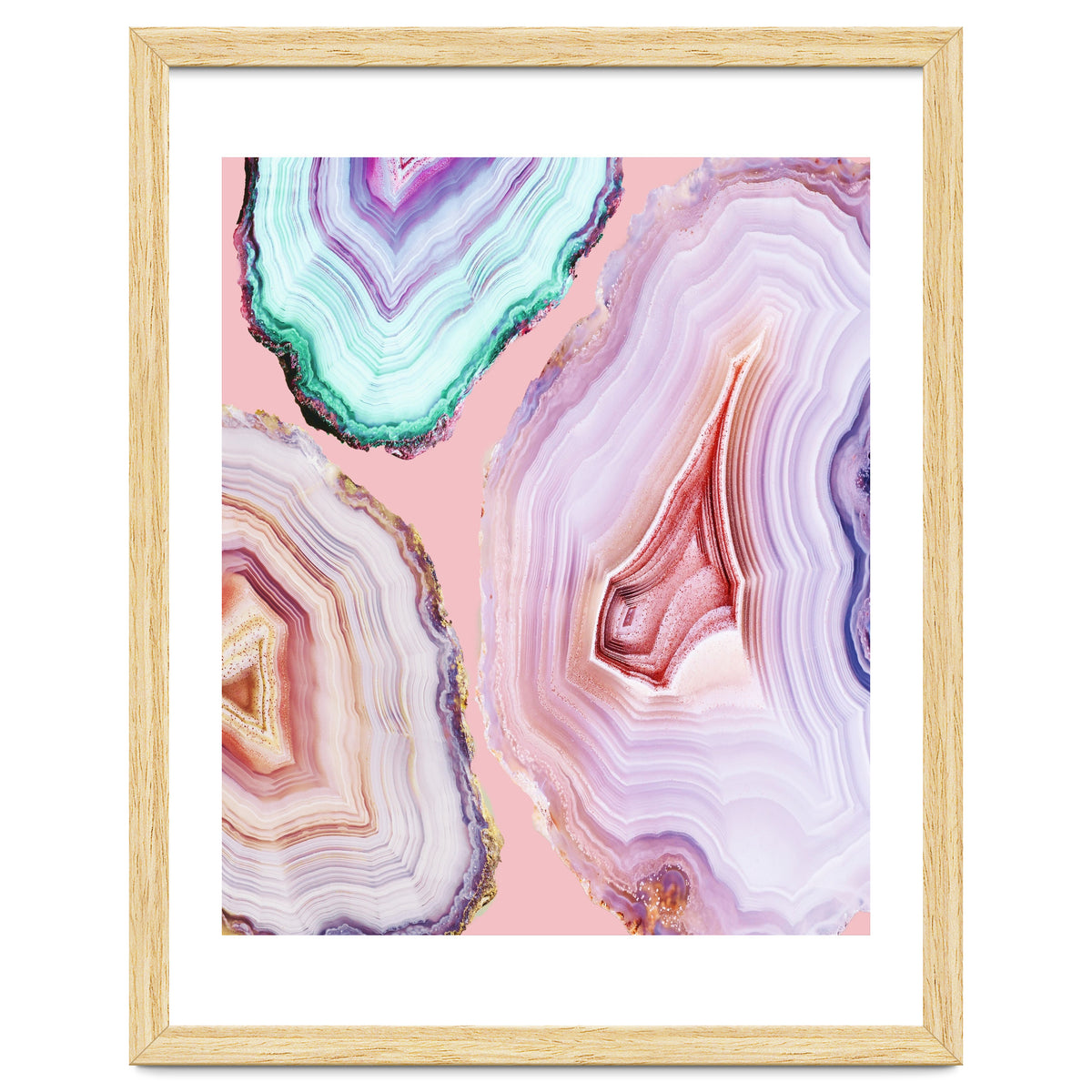 Mineral Agates #Glam collection