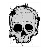 Skull scribble sketch (Print Only) thumbnail