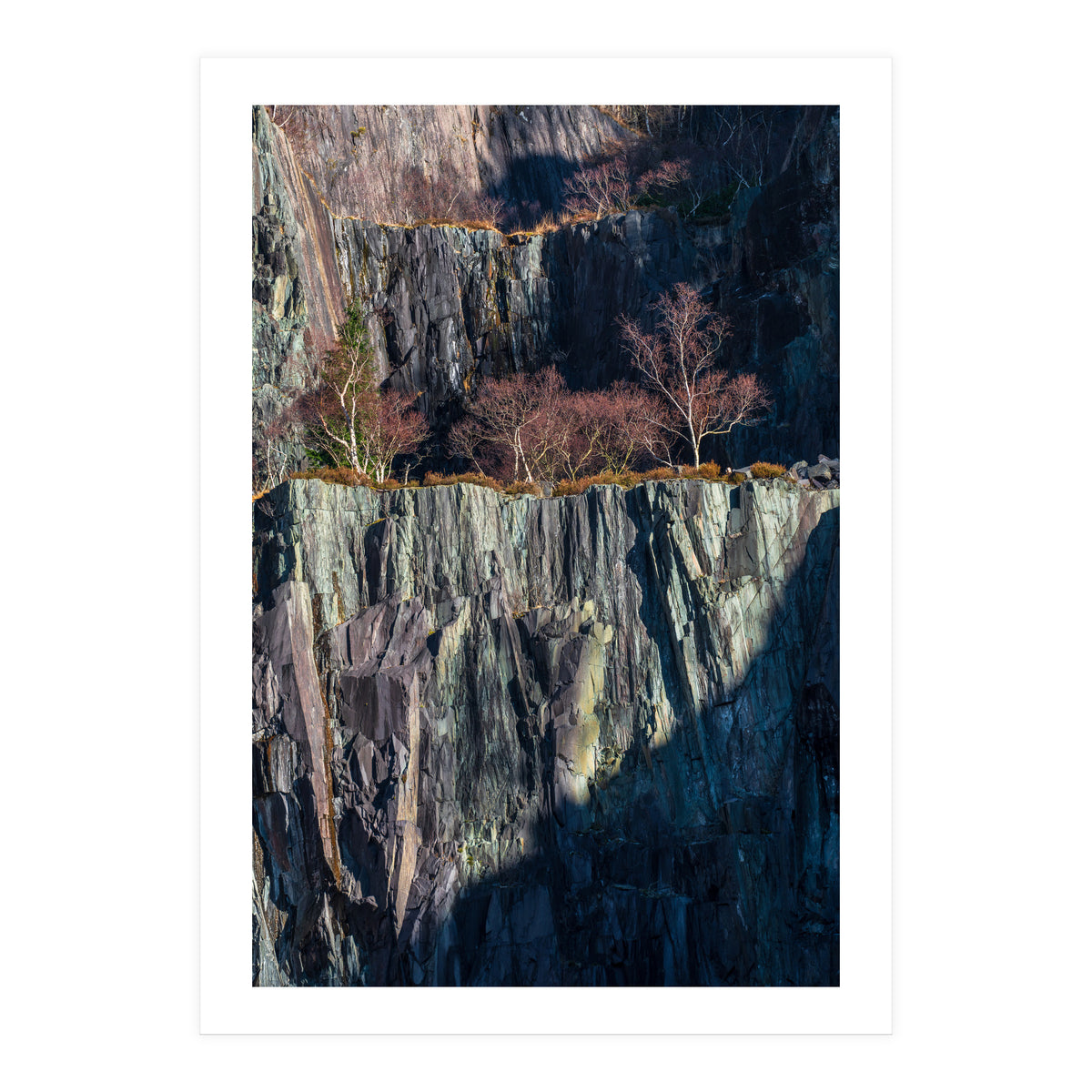 Dinorwic slate quarries in Llanberis, Wales, 1. (Print Only)
