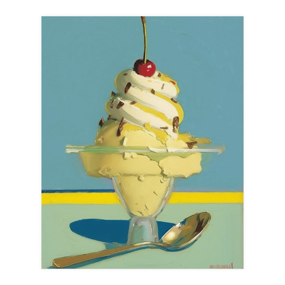 Ice Cream Sundae (Print Only)
