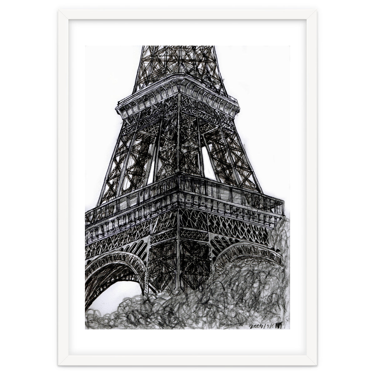 Arriving To The Eiffel