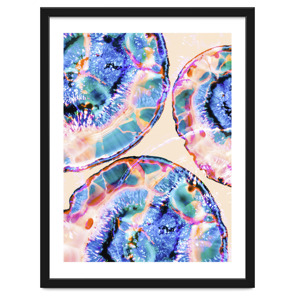 Abstract Agate Painting