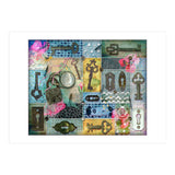 Vintage Key Collage (Print Only) thumbnail