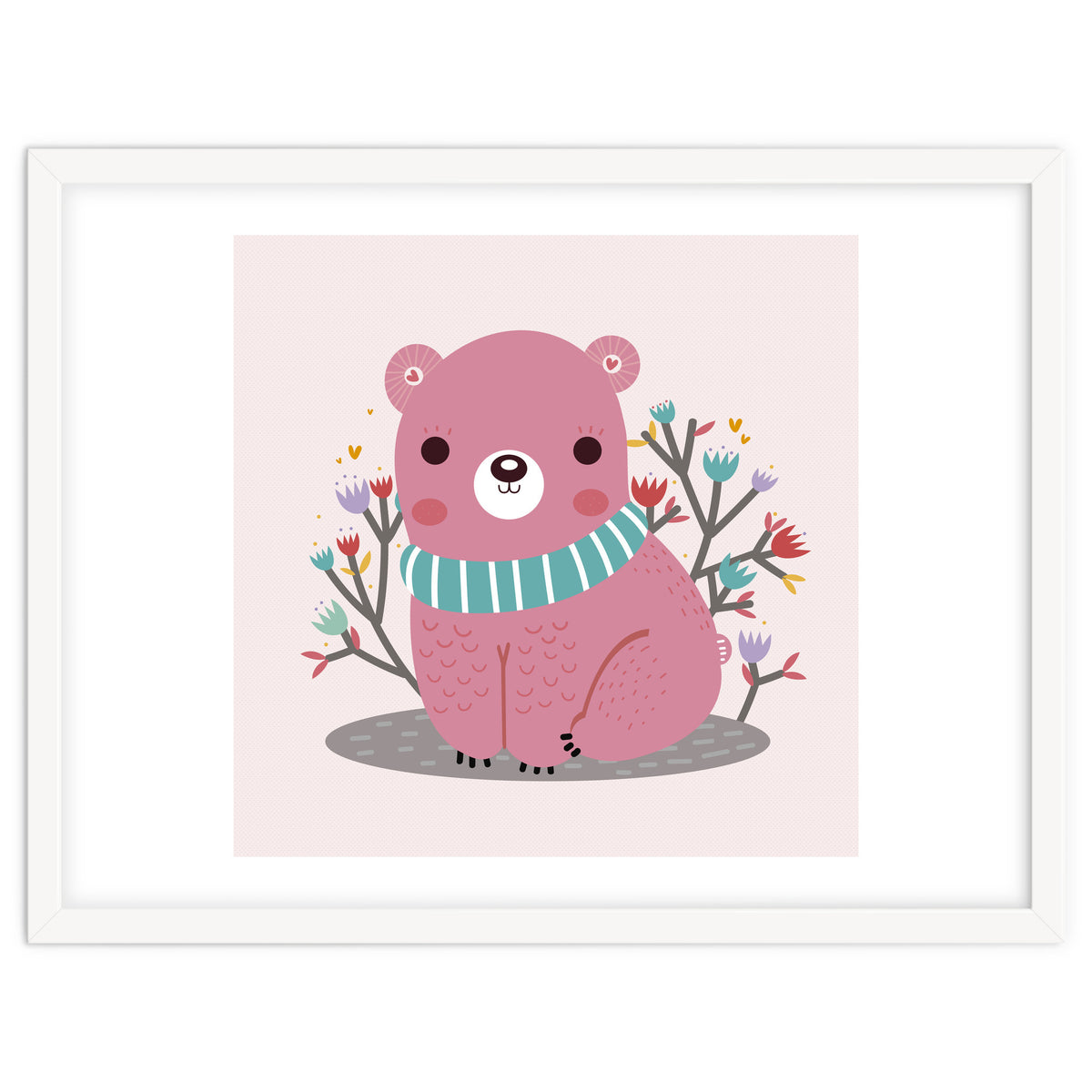 Pink bear