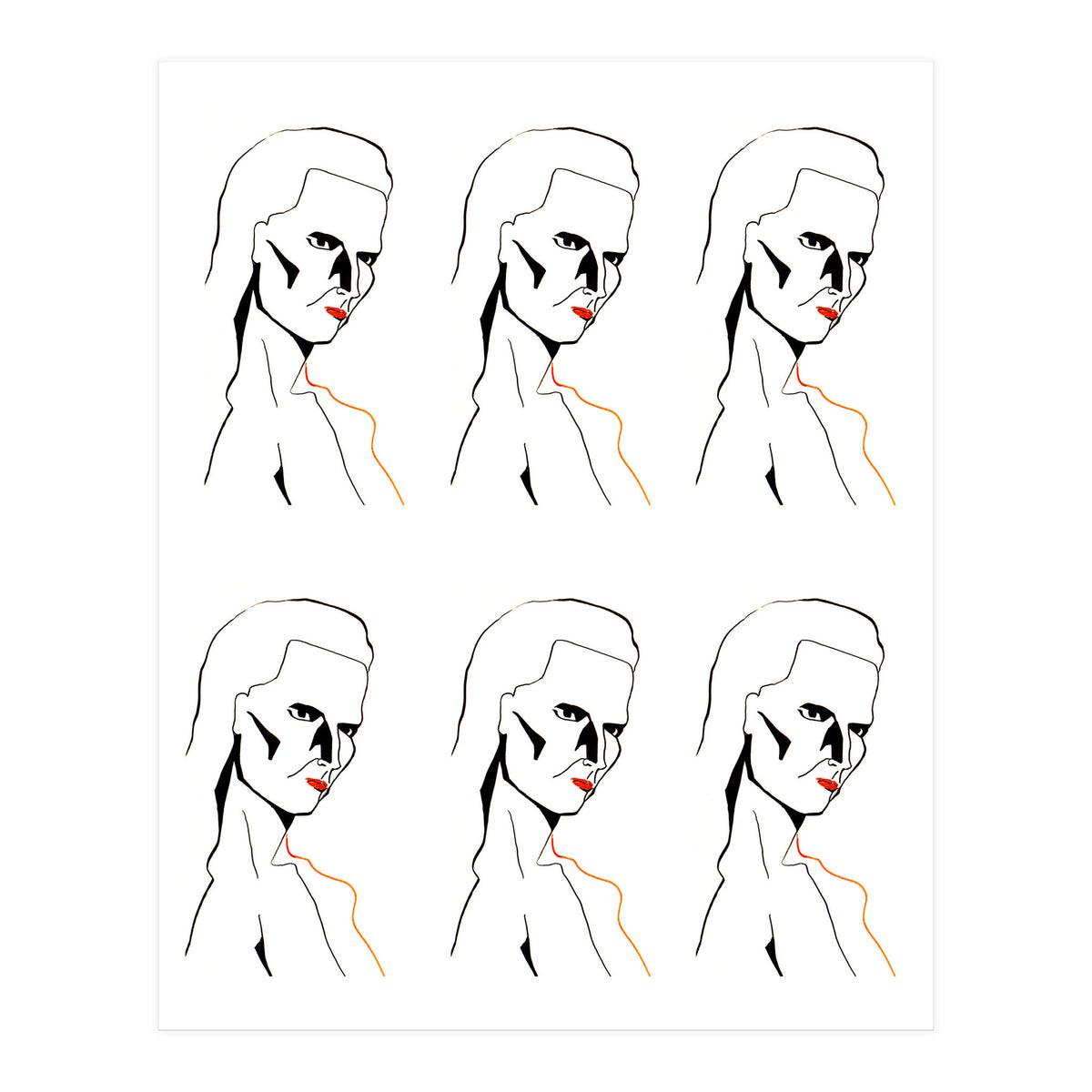 Red Lips (Print Only)