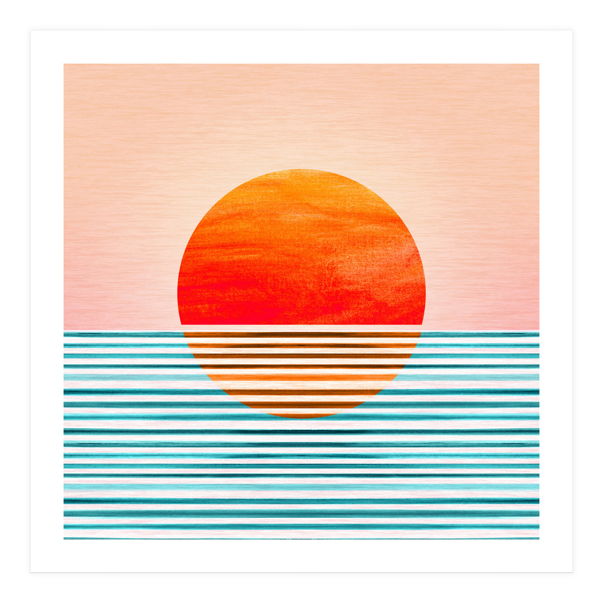 Minimalist Sunset III (Print Only)