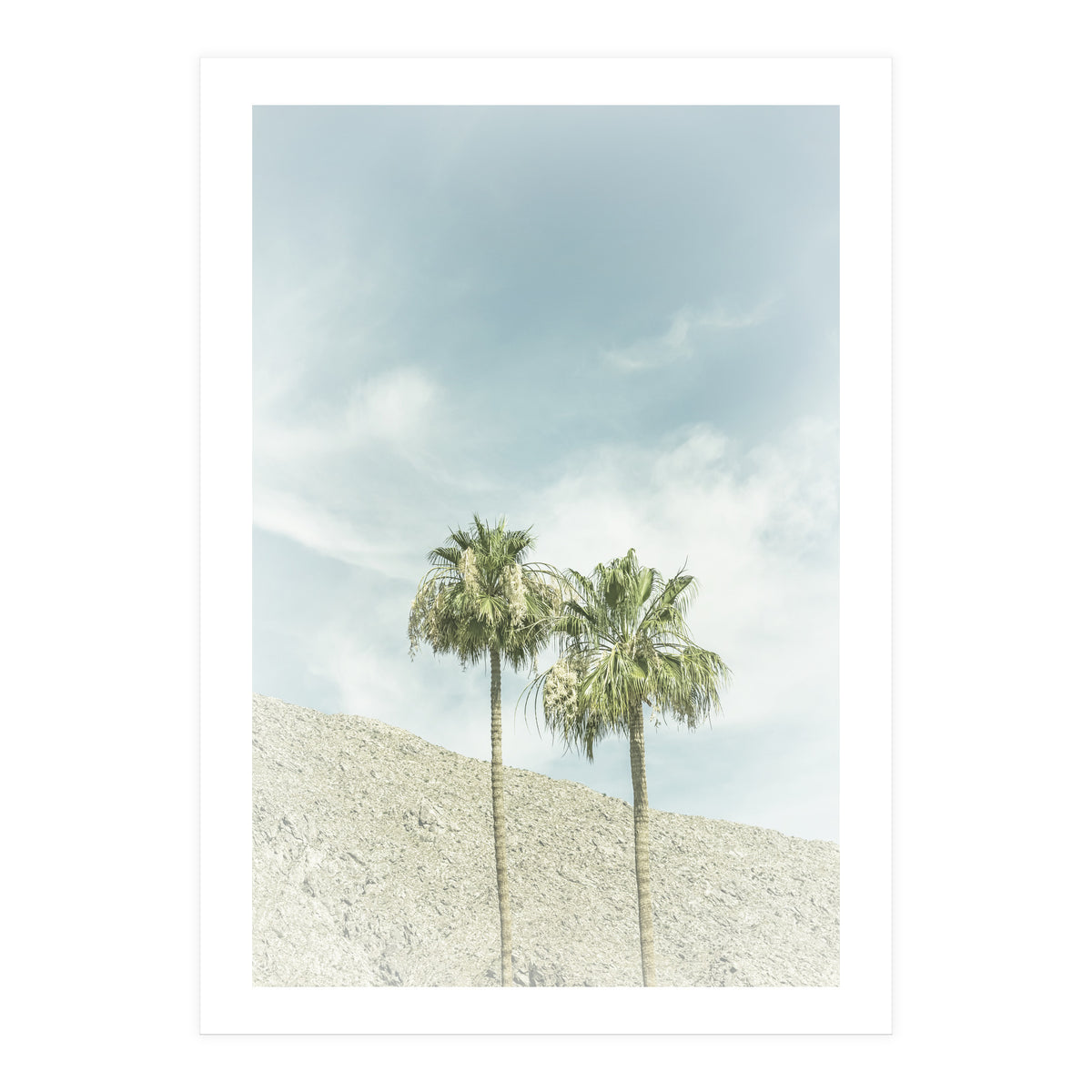Palm Trees in the desert | Vintage (Print Only)