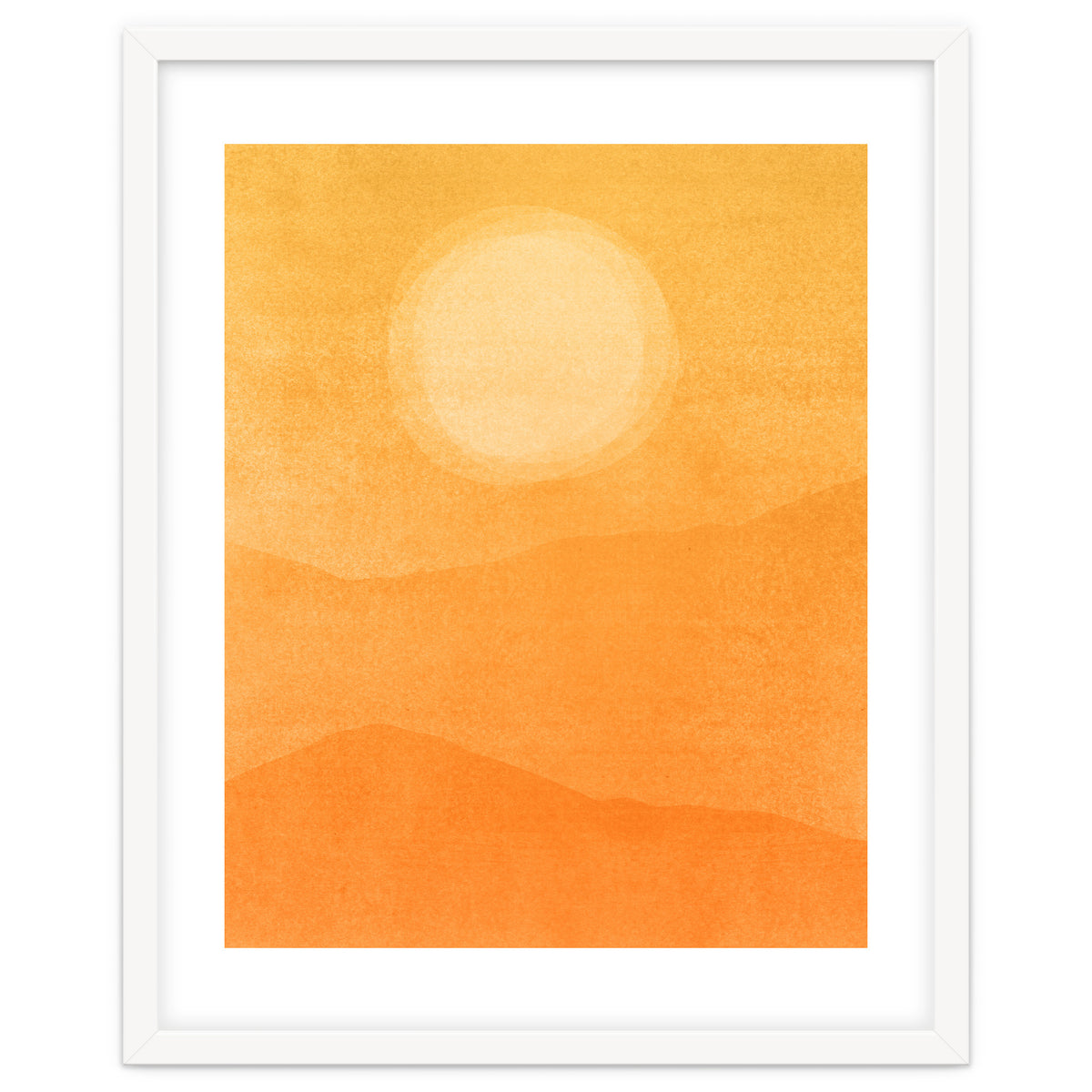 Golden Afternoon Abstract