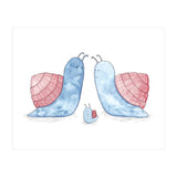 Blue Snail Family (Print Only) thumbnail