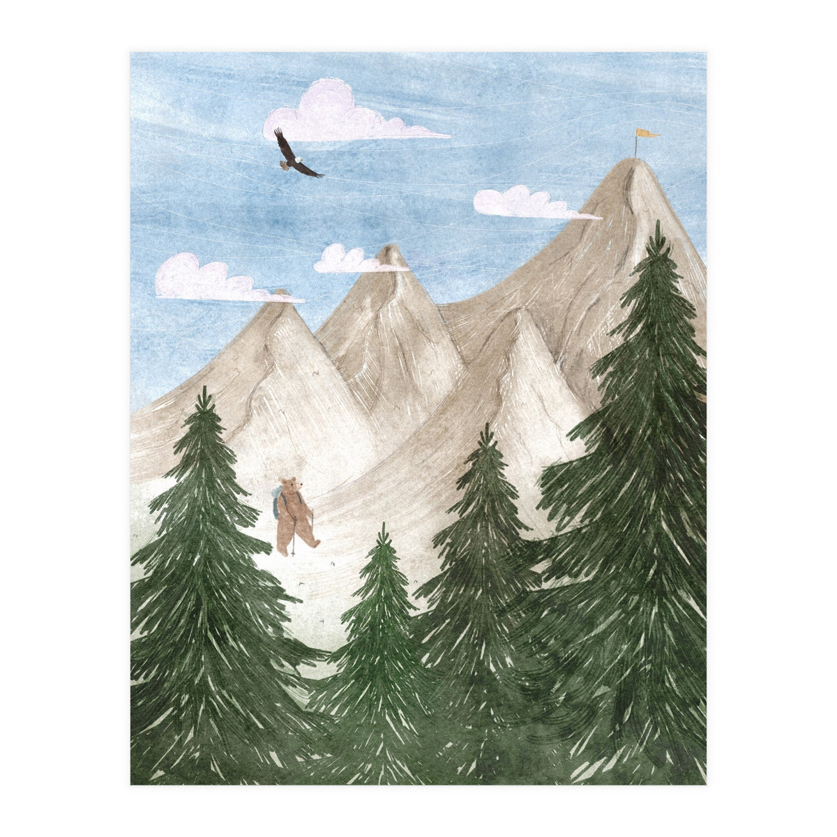 Climbing the Mountains  (Print Only)