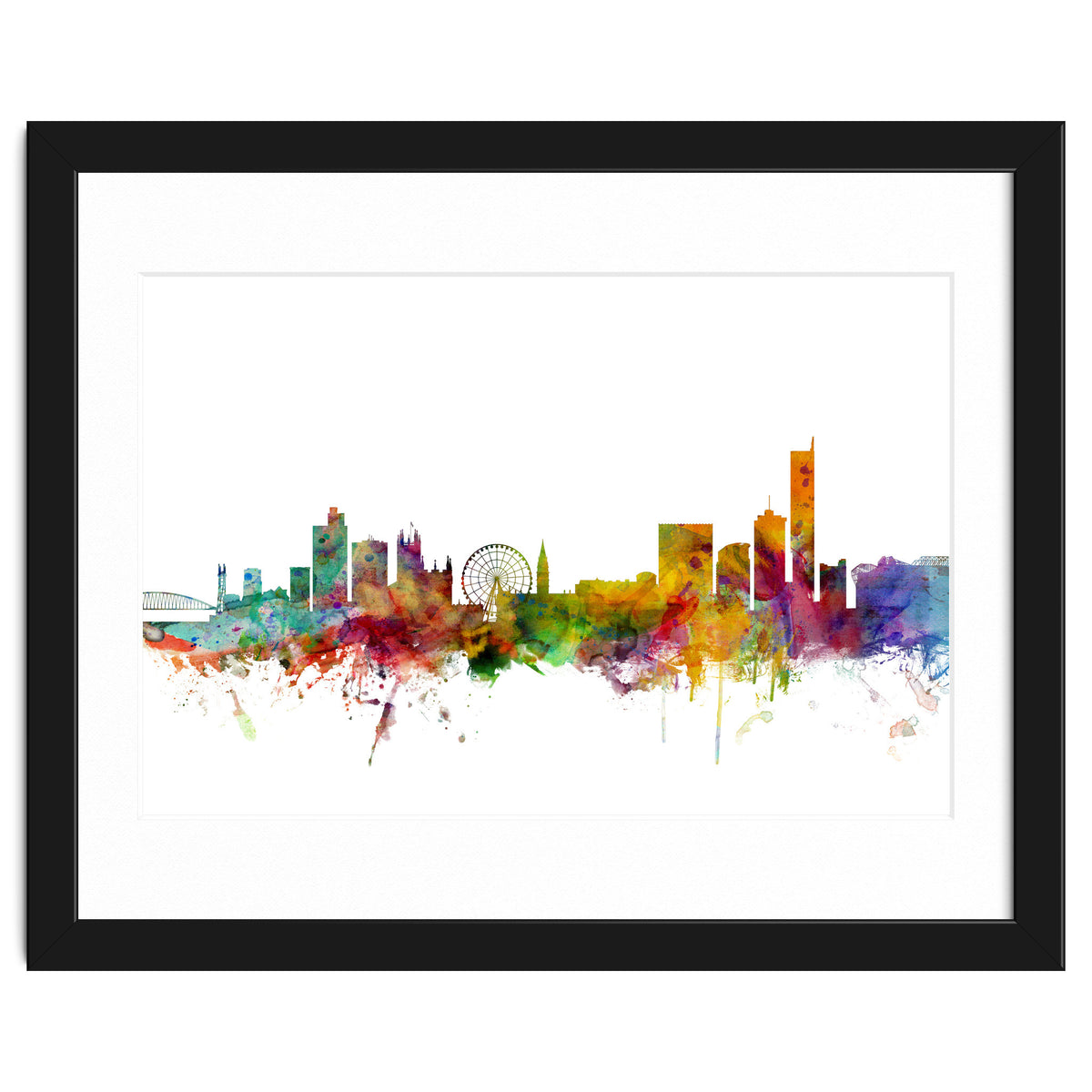 Manchester England Skyline