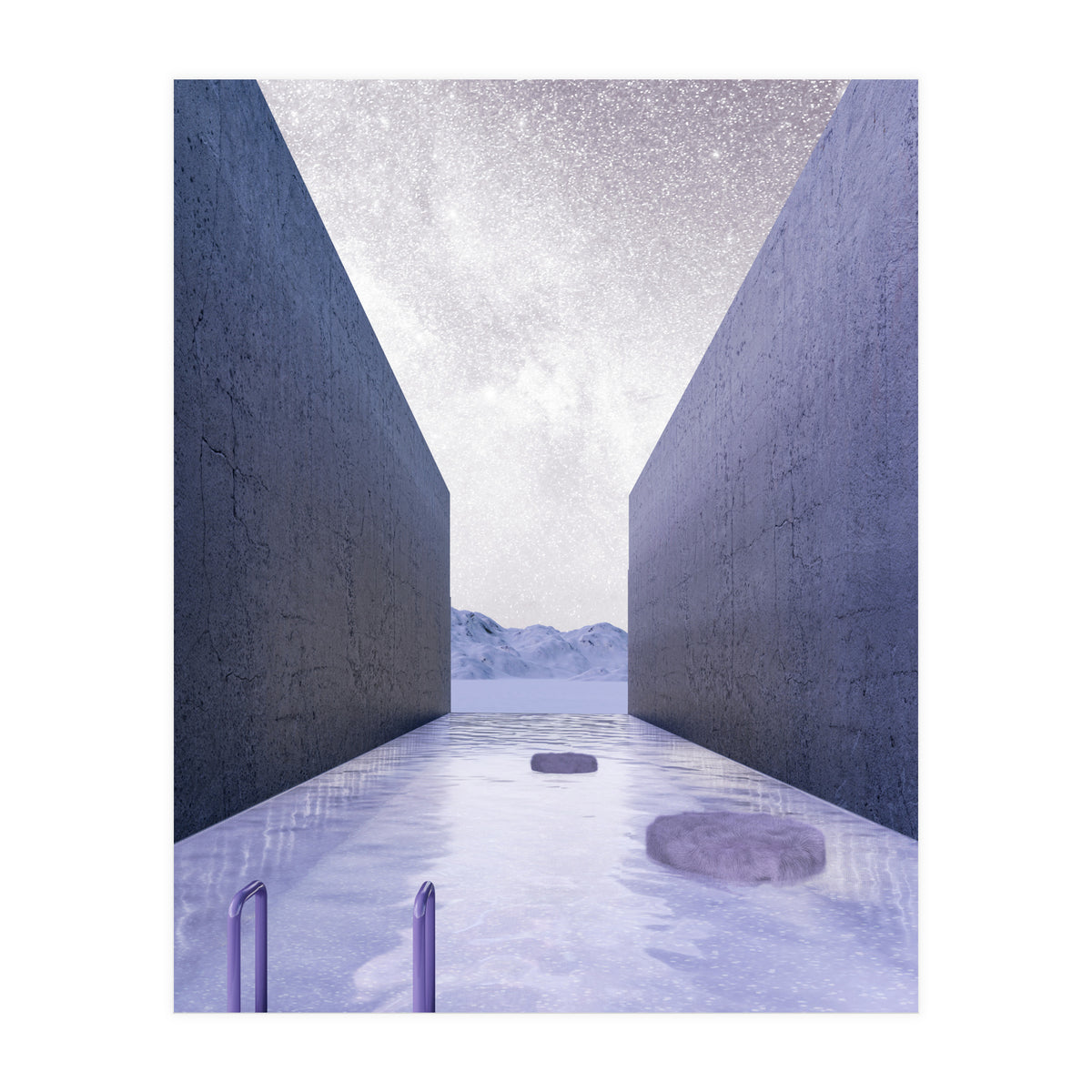 POOL SERIES-PURPLE (Print Only)