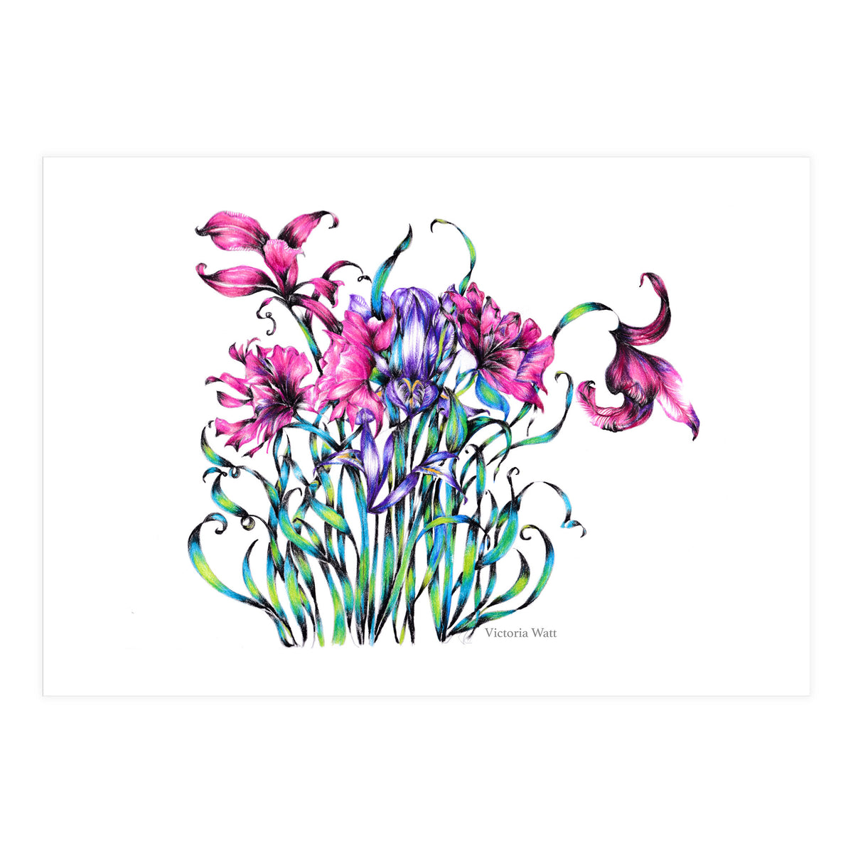 Spring Bouquet Victoria Watt (Print Only)