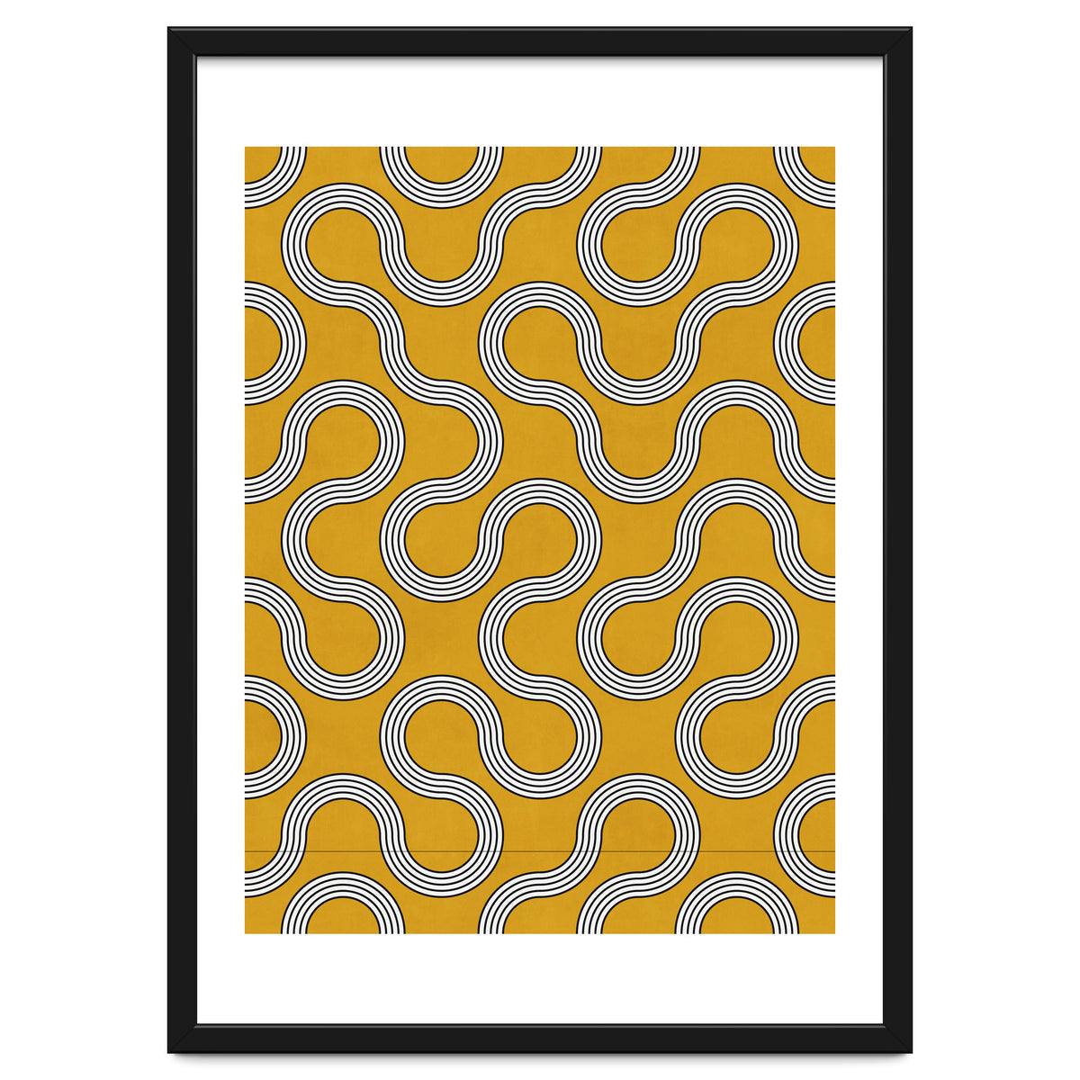 My Favorite Geometric Patterns No.31 - Mustard Yellow