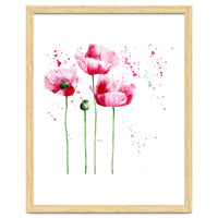 Poppies || watercolor