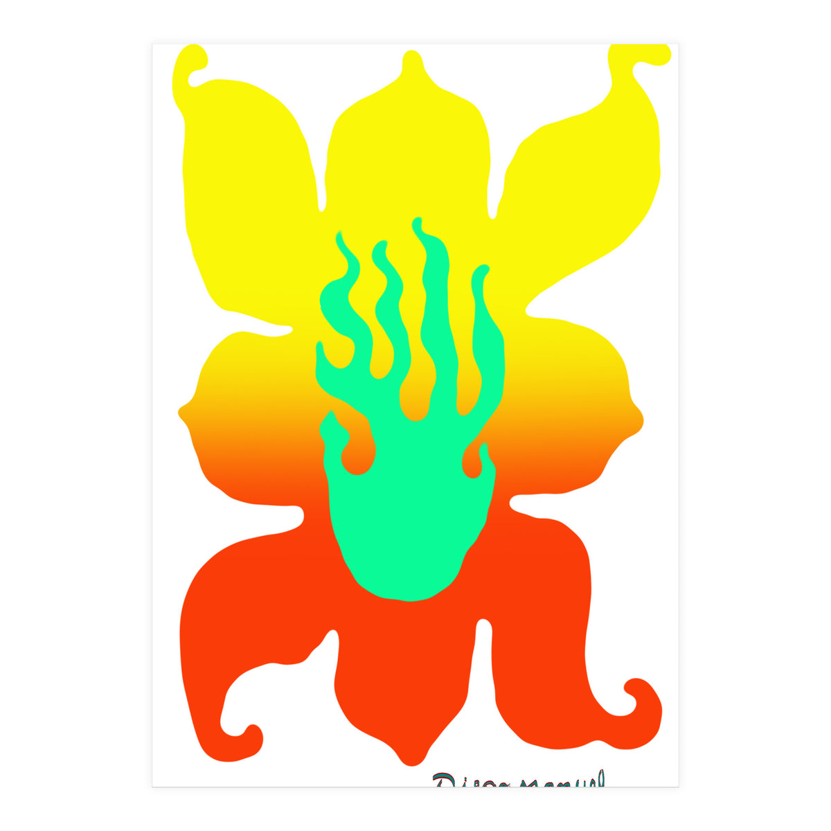 Fuego 108 Copia (Print Only)