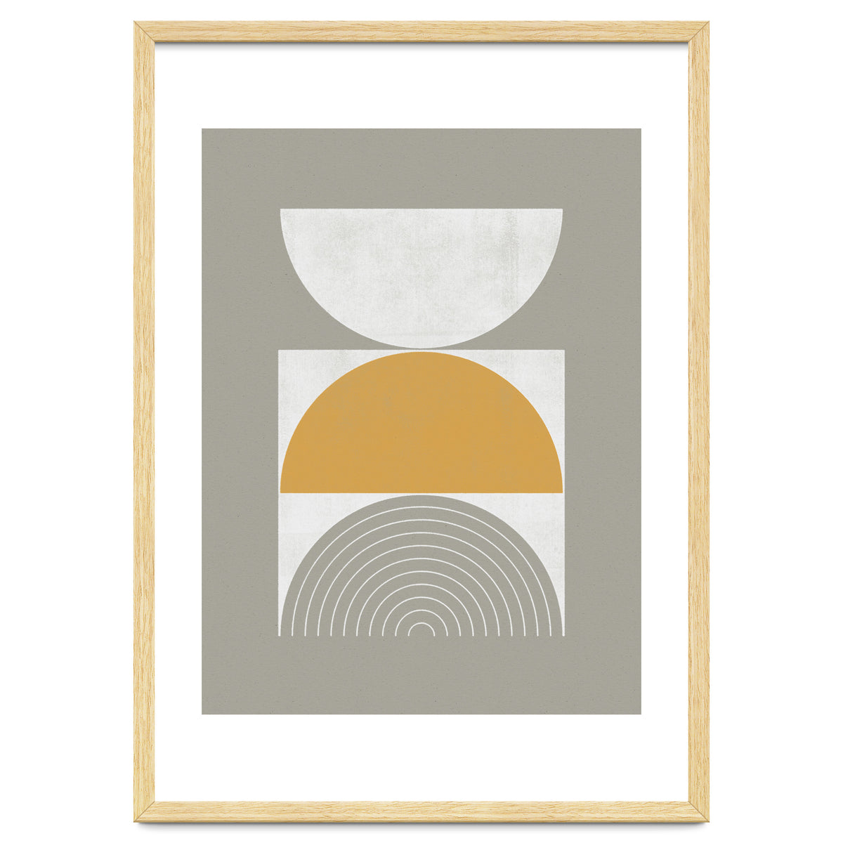 Mid-Century Modern No.29 - Woodblock Print