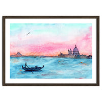 Sunset in Venice || watercolor
