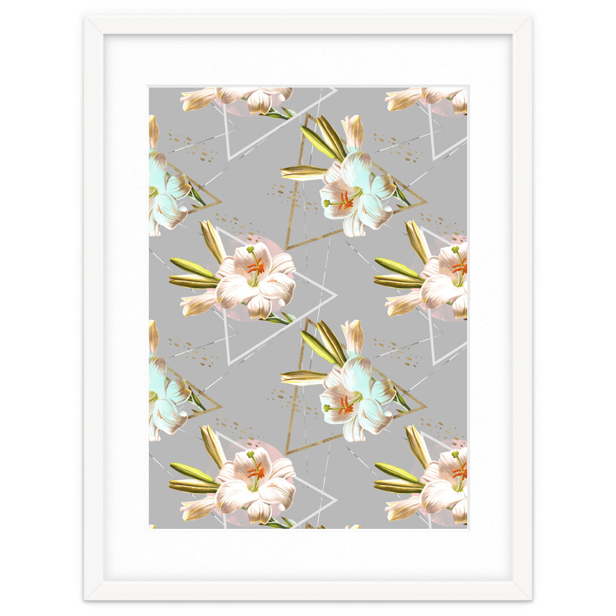 Botanical blooming with geometric 02