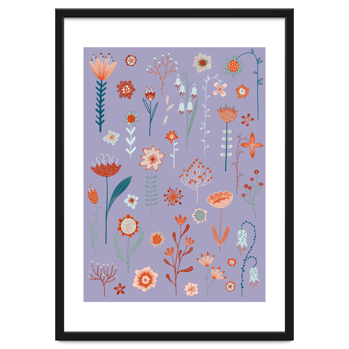 Flowers Of The Summer Purple