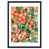 Fruit Garden, Tropical Forest Botanical Painting, Plants Vintage Nature thumbnail