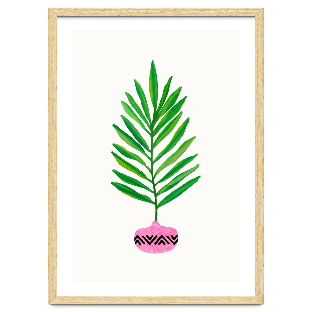 Modern Tropical Leaf