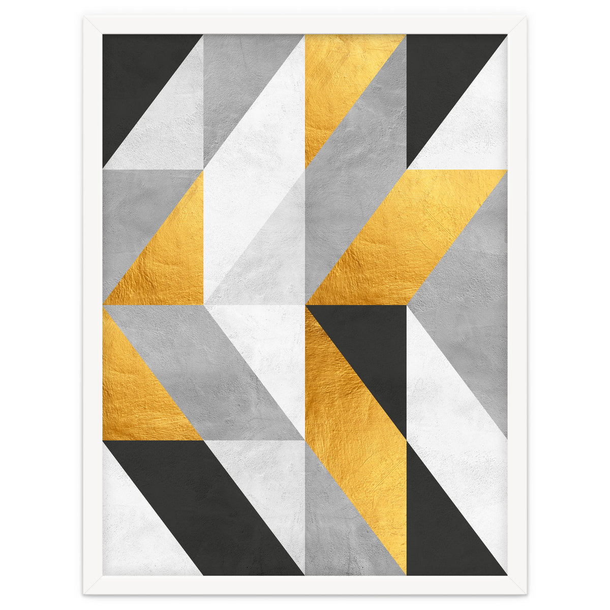 Gray and Gold Composition I