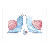 Blue Snail Family (Print Only) thumbnail