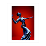 Robot Cyborg passionately dancing Flamenco (Print Only) thumbnail