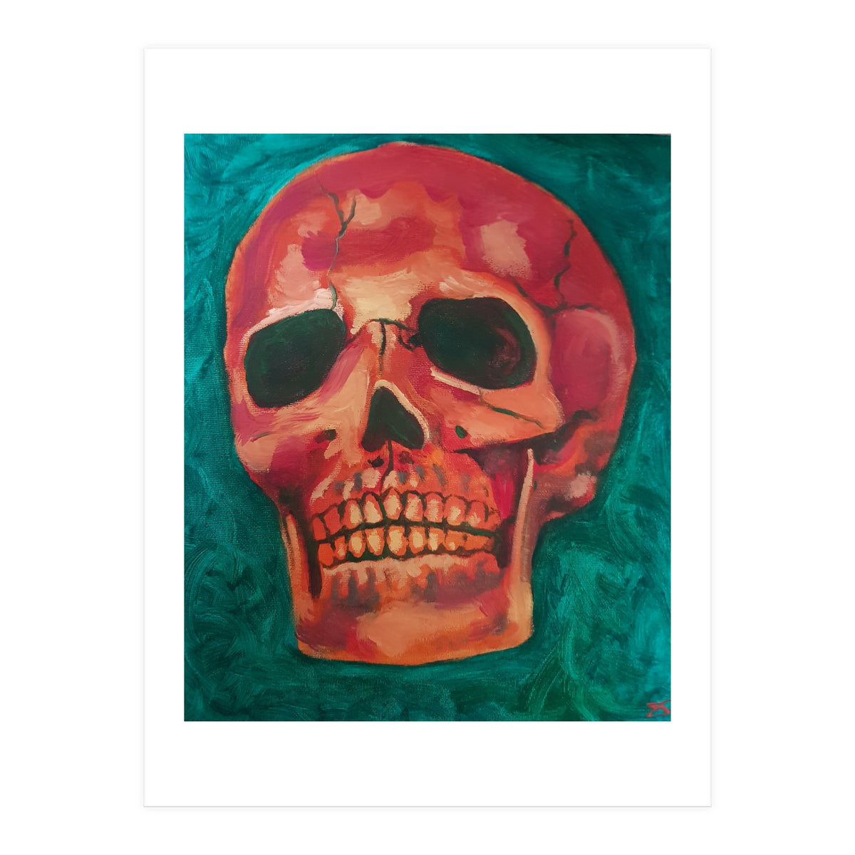 evil skull (Print Only)