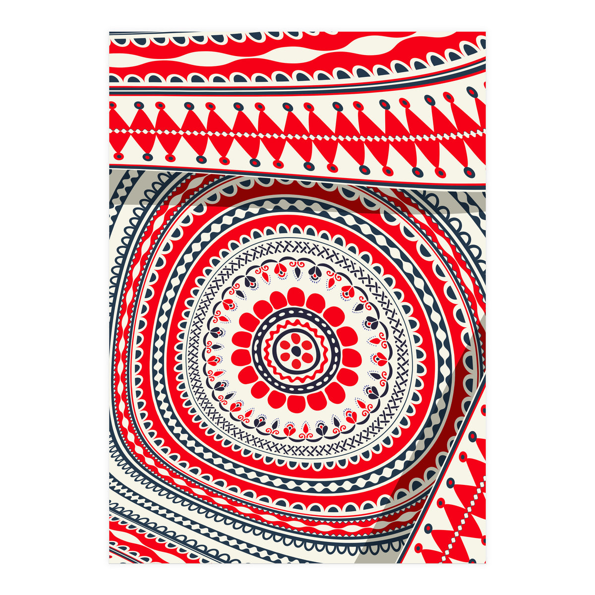 Romanian embroidery background 14 (Print Only)