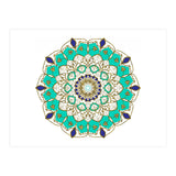 Blue and Gold Mandala (Print Only) thumbnail