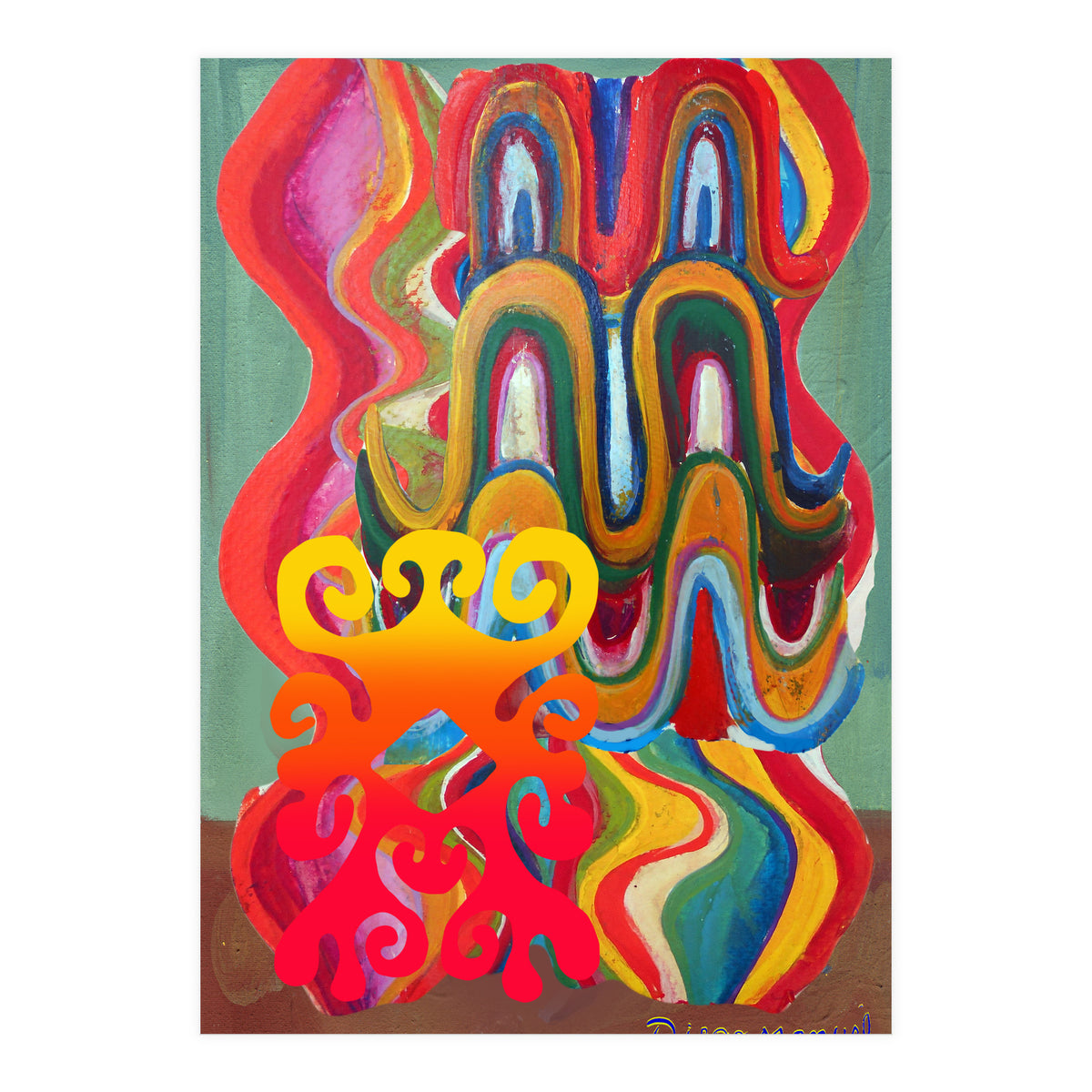 Pop Abstract Asimetrico A9 (Print Only)