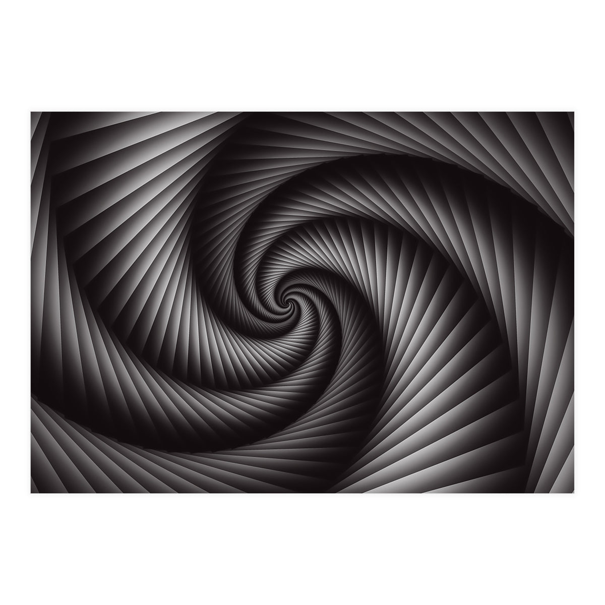 3d Abstract Spiral  (Print Only)