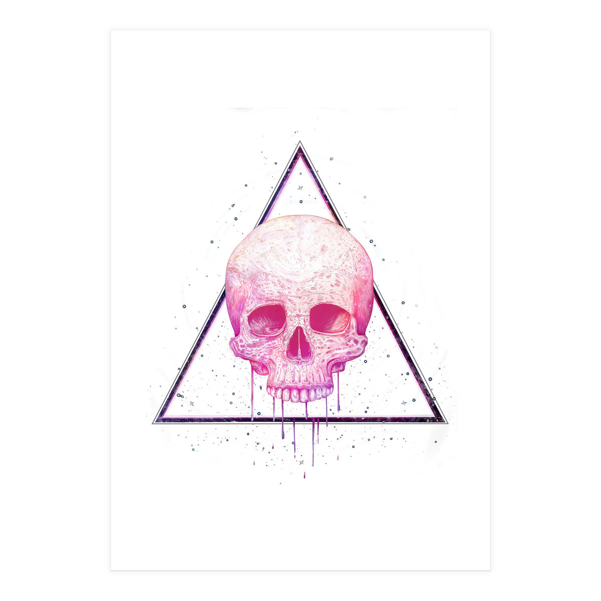 Skull In Triangle (Print Only)