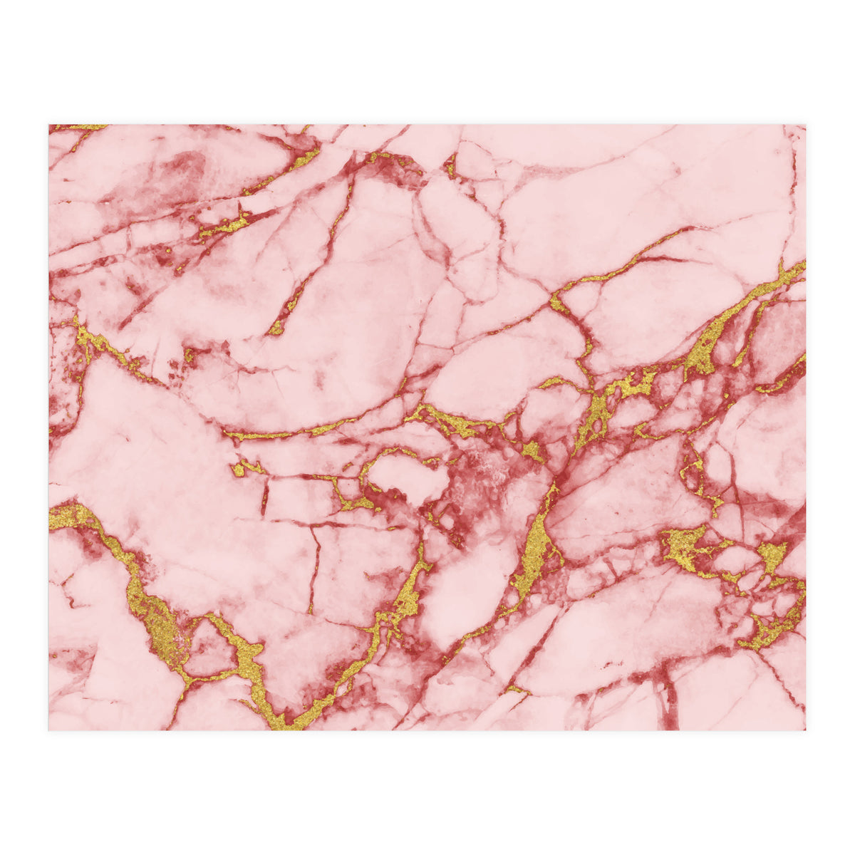 Blush Gold Marble II (Print Only)