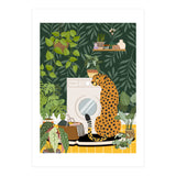 Cheetah in Tropical Laundry Room (Print Only) thumbnail