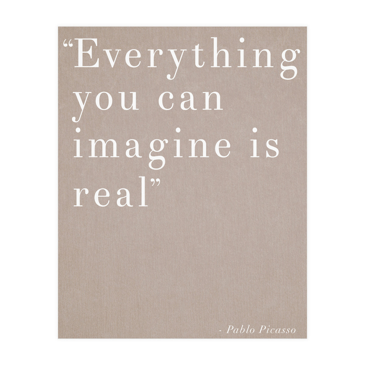 Everything You Can Imagine By Picasso (Print Only)