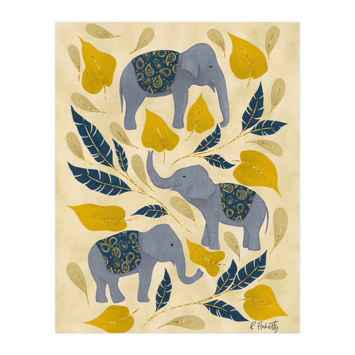 Jungle Elephants (Print Only)