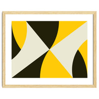 Geometric Shapes No. 4 - yellow, black & white