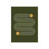 Mid-Century Modern No.25 - Woodblock Print (Print Only) thumbnail