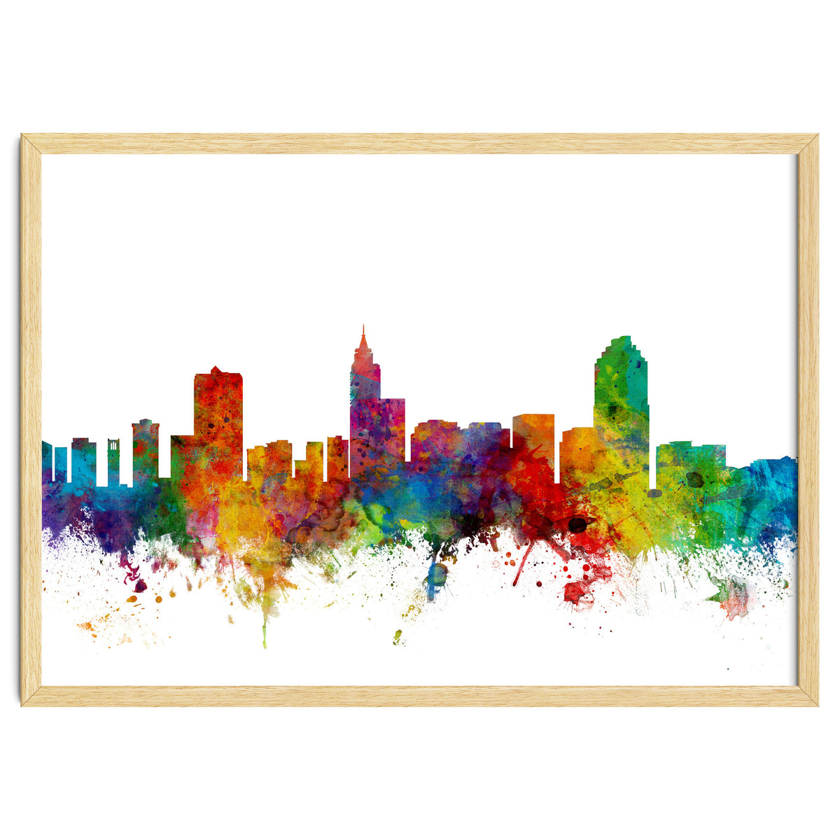 Raleigh North Carolina Skyline