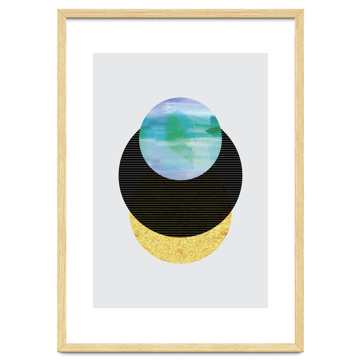 Underwater Sunset Abstract