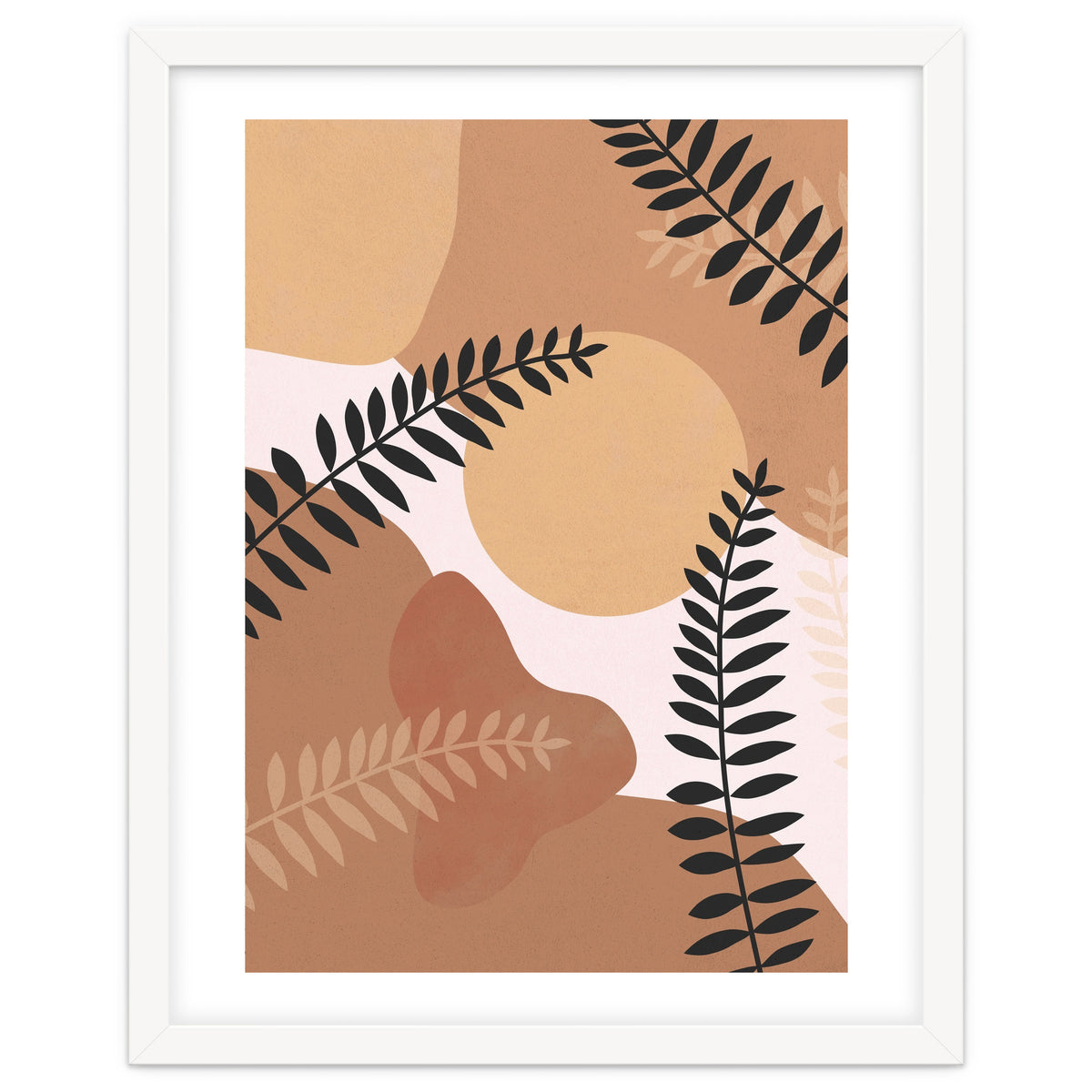 Boho Fern Leaves