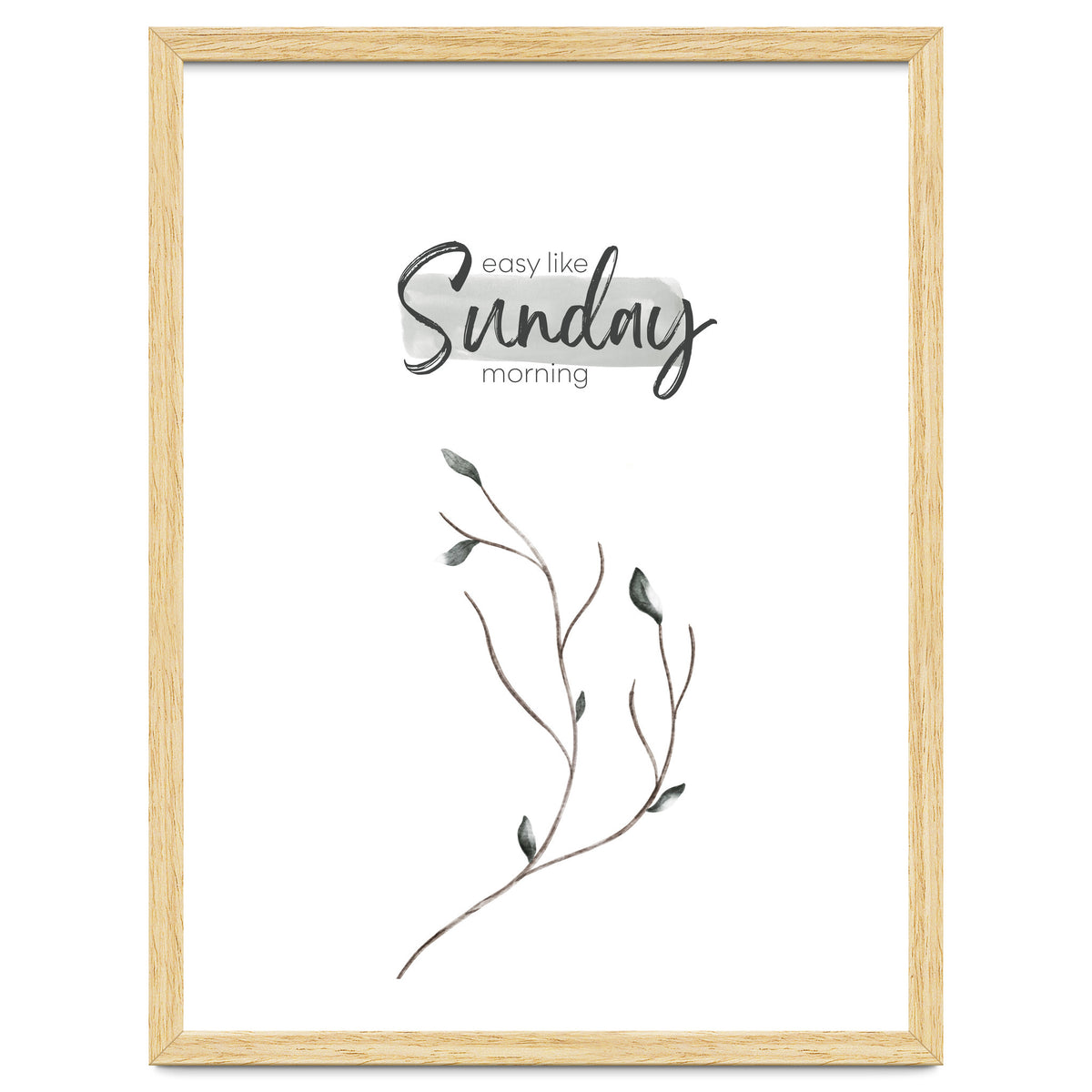 Easy like Sunday morning