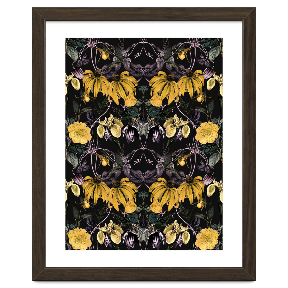 Nocturnal botanical garden kaleidoscope