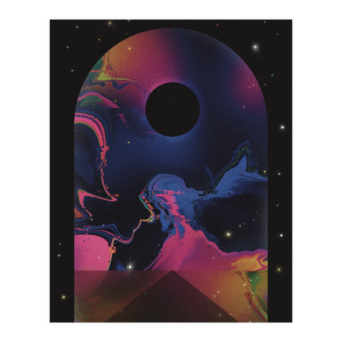 Night Road Landscape (Print Only)