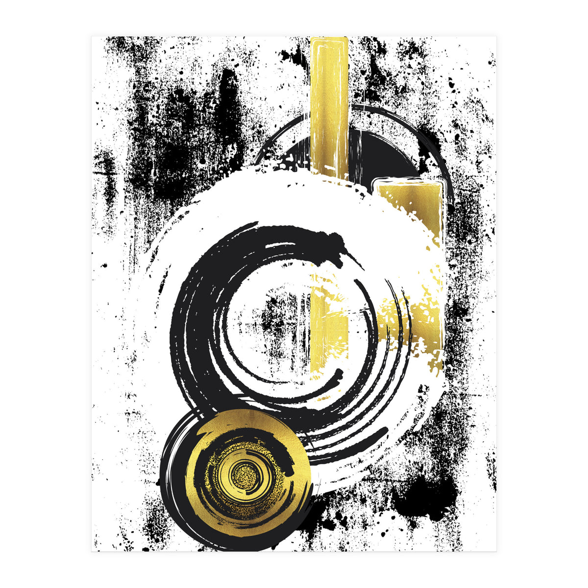 ABSTRACT ART Dynamic shapes (Print Only)